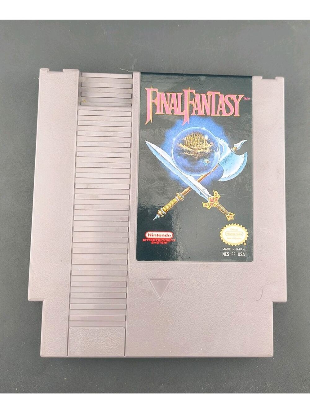 Final Fantasy (Nintendo NES) Authentic Genuine OEM RPG Game Cartridge w/ Sleeve